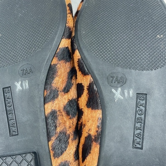 NEW! Talbots Francesca Driving Moccasins - Leopard Print Calf Hair. 7AA. - Picture 14 of 14